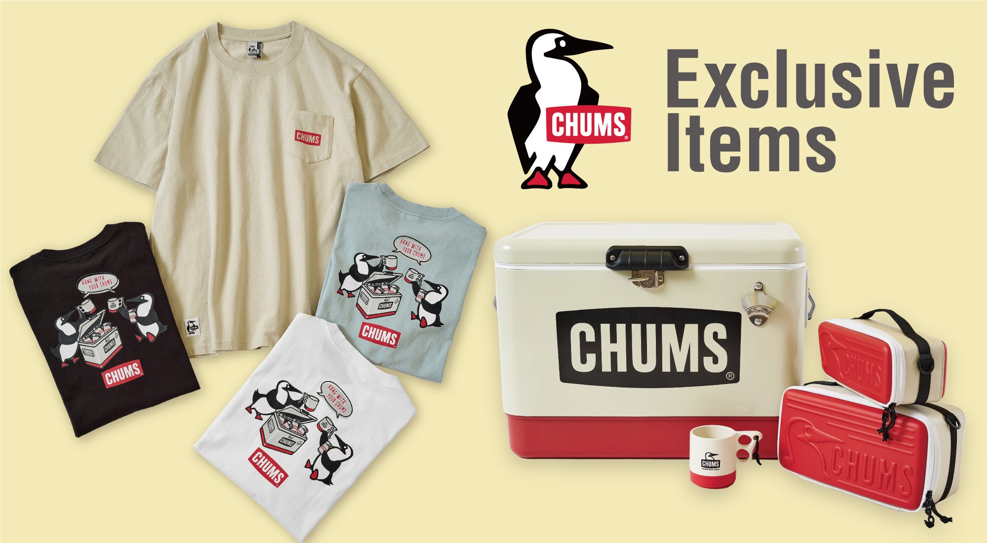 人気アウトドアブランドCHUMS(チャムス)よりスポーツオーソリティ限定グッズ発売開始! 株式会社メガスポーツのプレスリリース