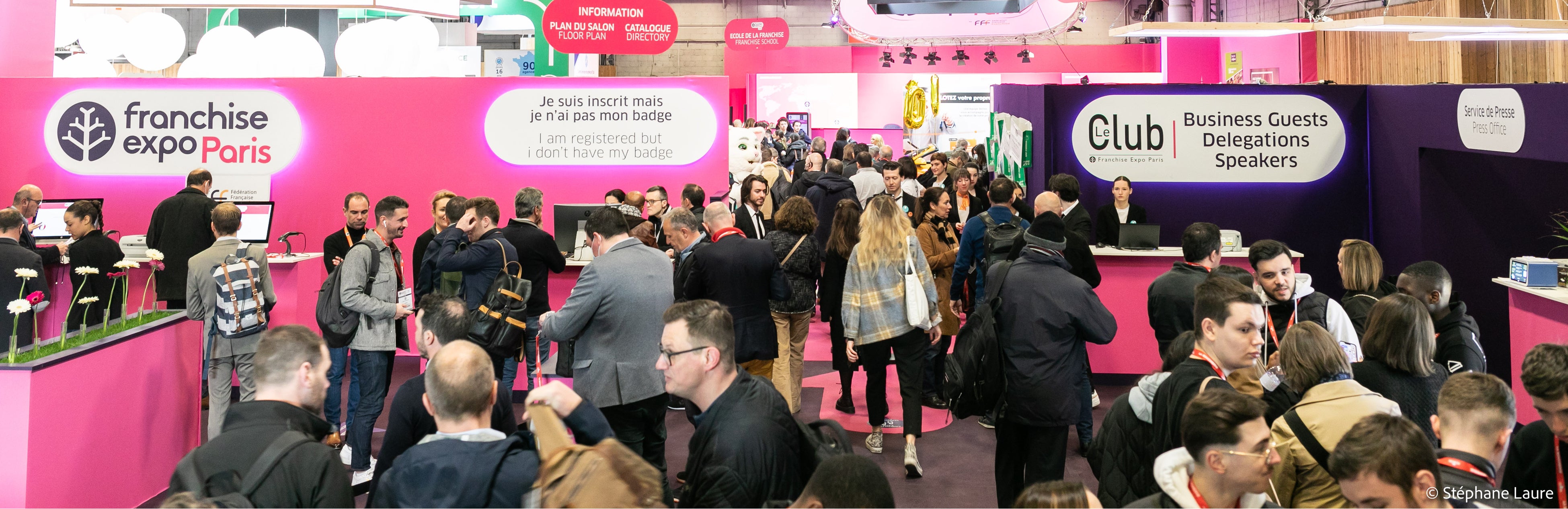 Franchise Expo Parisでは、世界中からフランチャイズ企業、フランチャイズ加盟検討者が集まる。