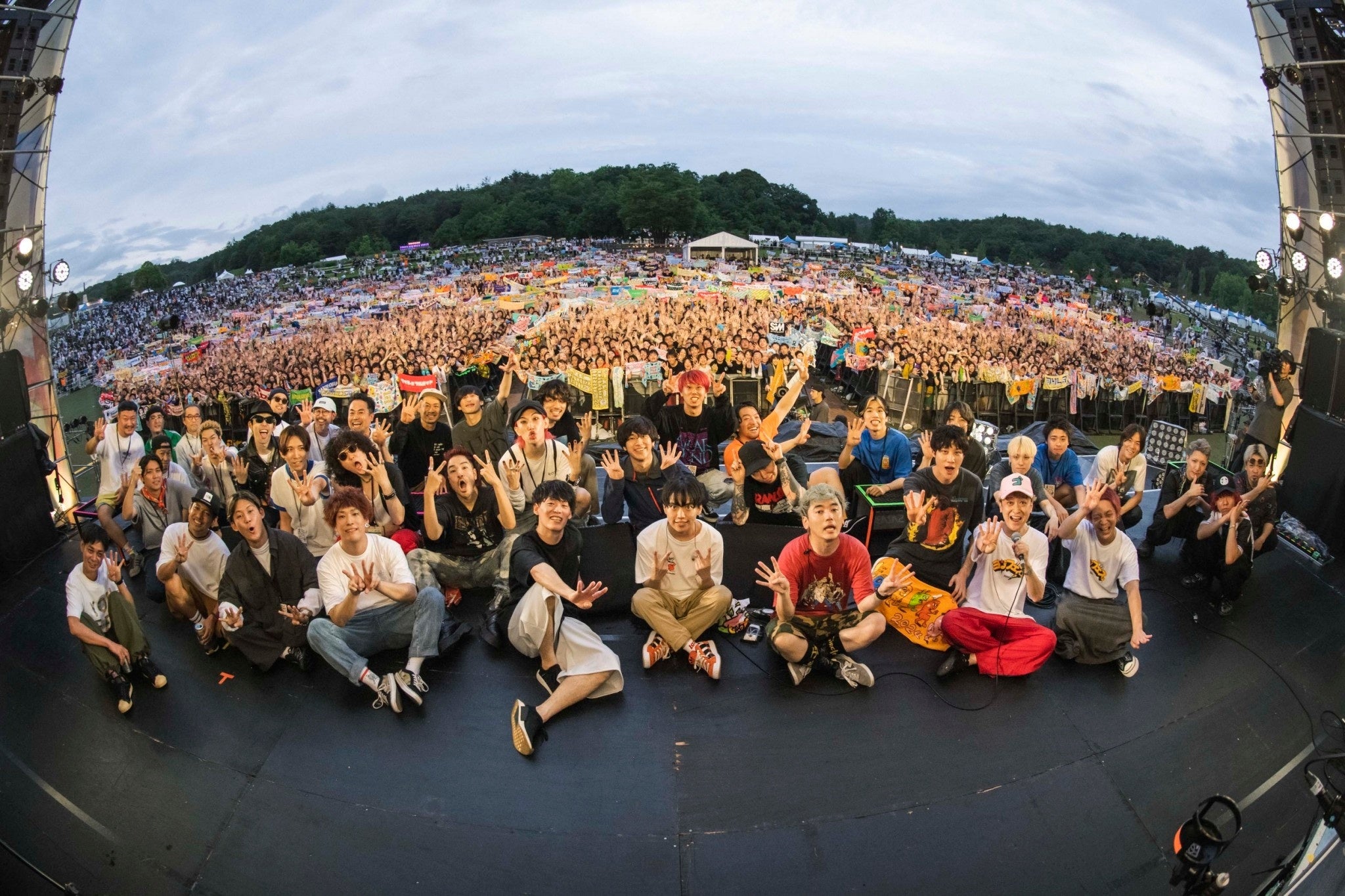 フォーリミ主催「YON FES 2024」雨の中で掛かった音楽の虹