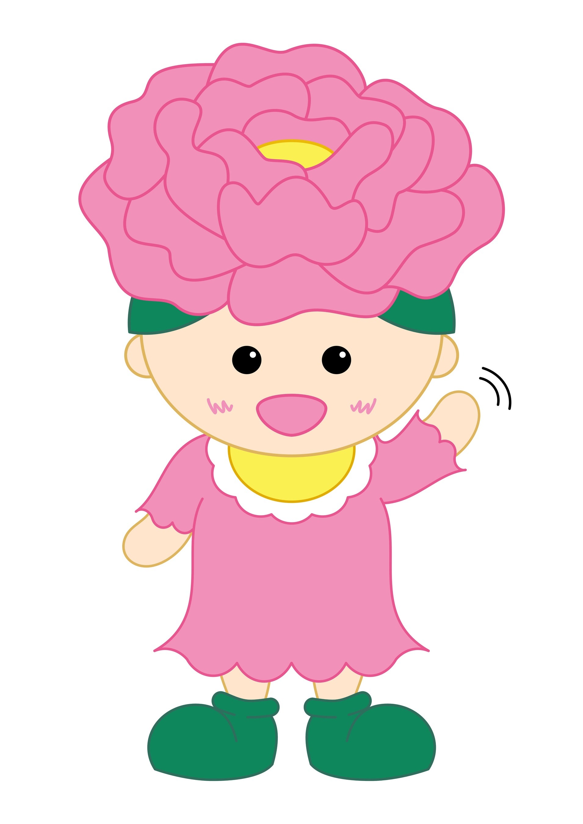 東員町子育て応援キャラクター「ピオニー」