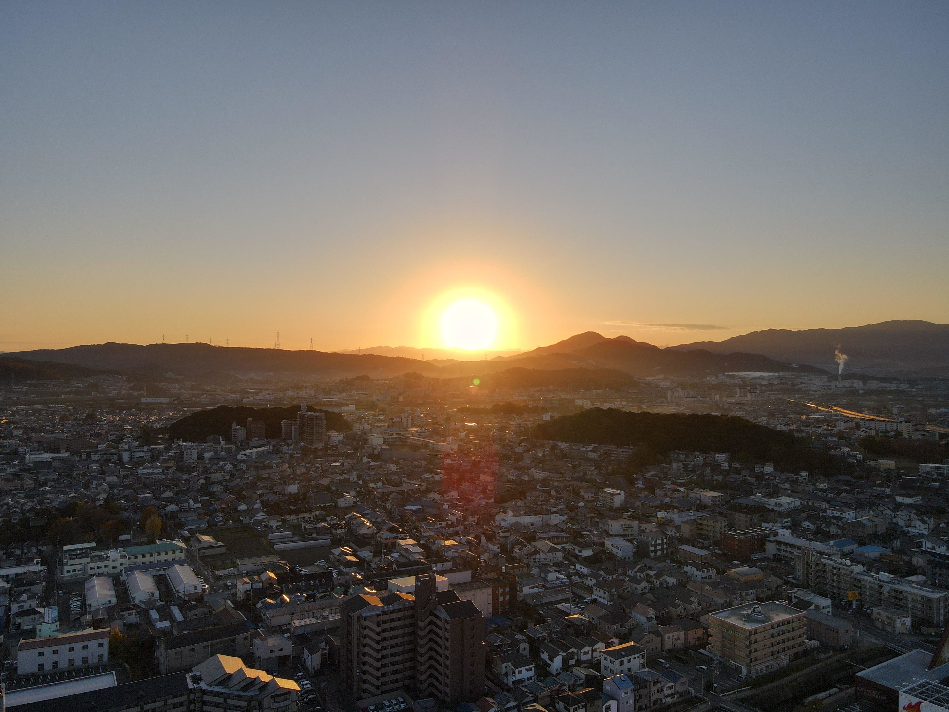 藤井寺市の景観：市内に点在する大阪初の世界遺産「百舌鳥・古市古墳群」