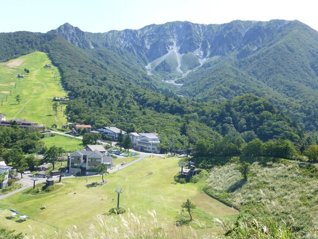 のろし台から望む 国立公園大山
