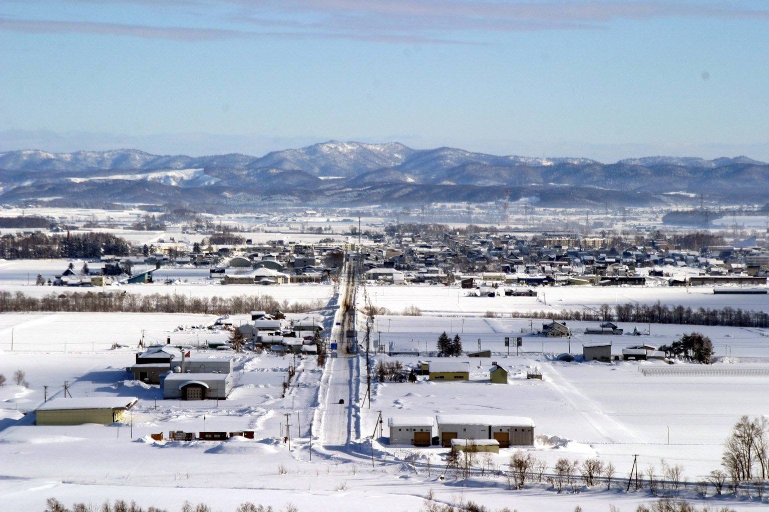 冬の沼田町 〜美しい山々の景観〜
