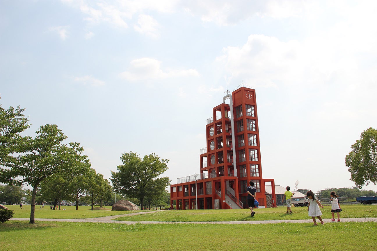 緑が美しい落合公園