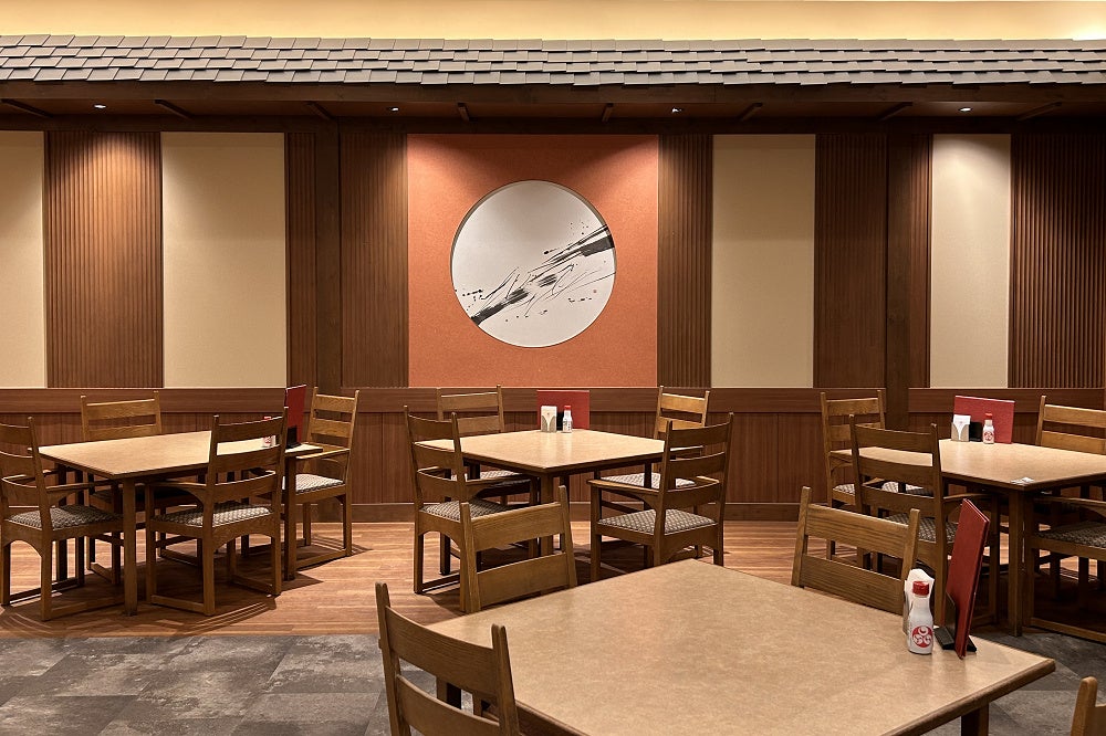 朝食会場　山の料理茶屋「早紅葉」