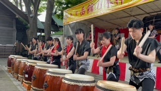 4月20日(土)は北斗市を中心に活動する「北斗浜分太鼓」のパフォーマンス