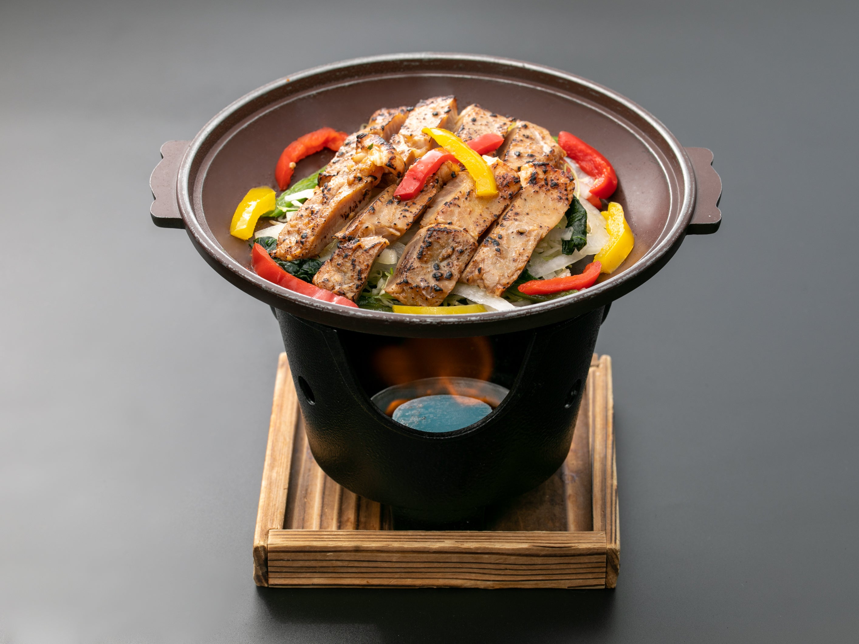 豚味噌陶板焼き