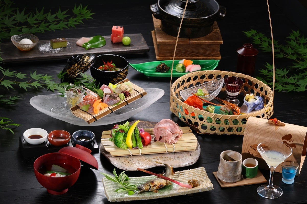 題目「奥湯河原で宵涼み」