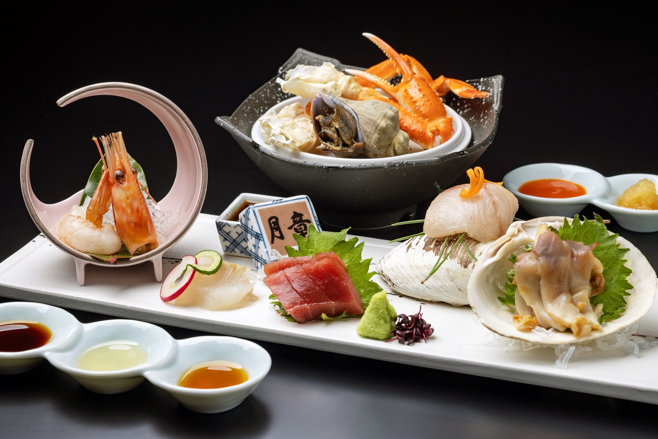 2022春膳　お造り・蒸し物