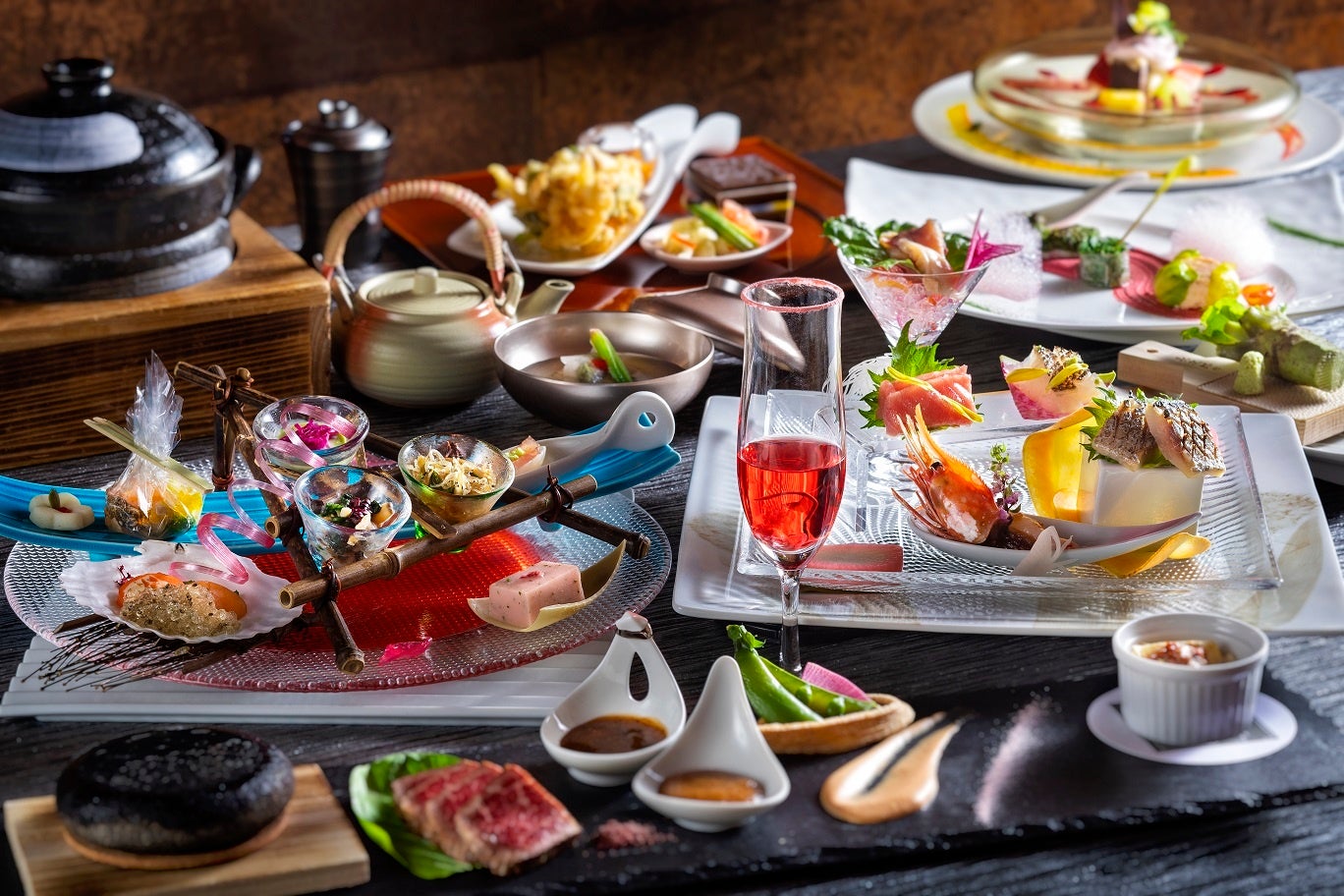 春の会席料理（イメージです）