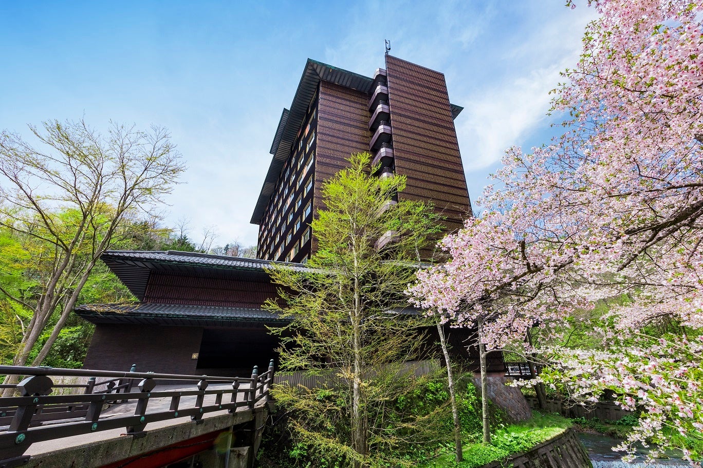 望楼登別の春の外観イメージ