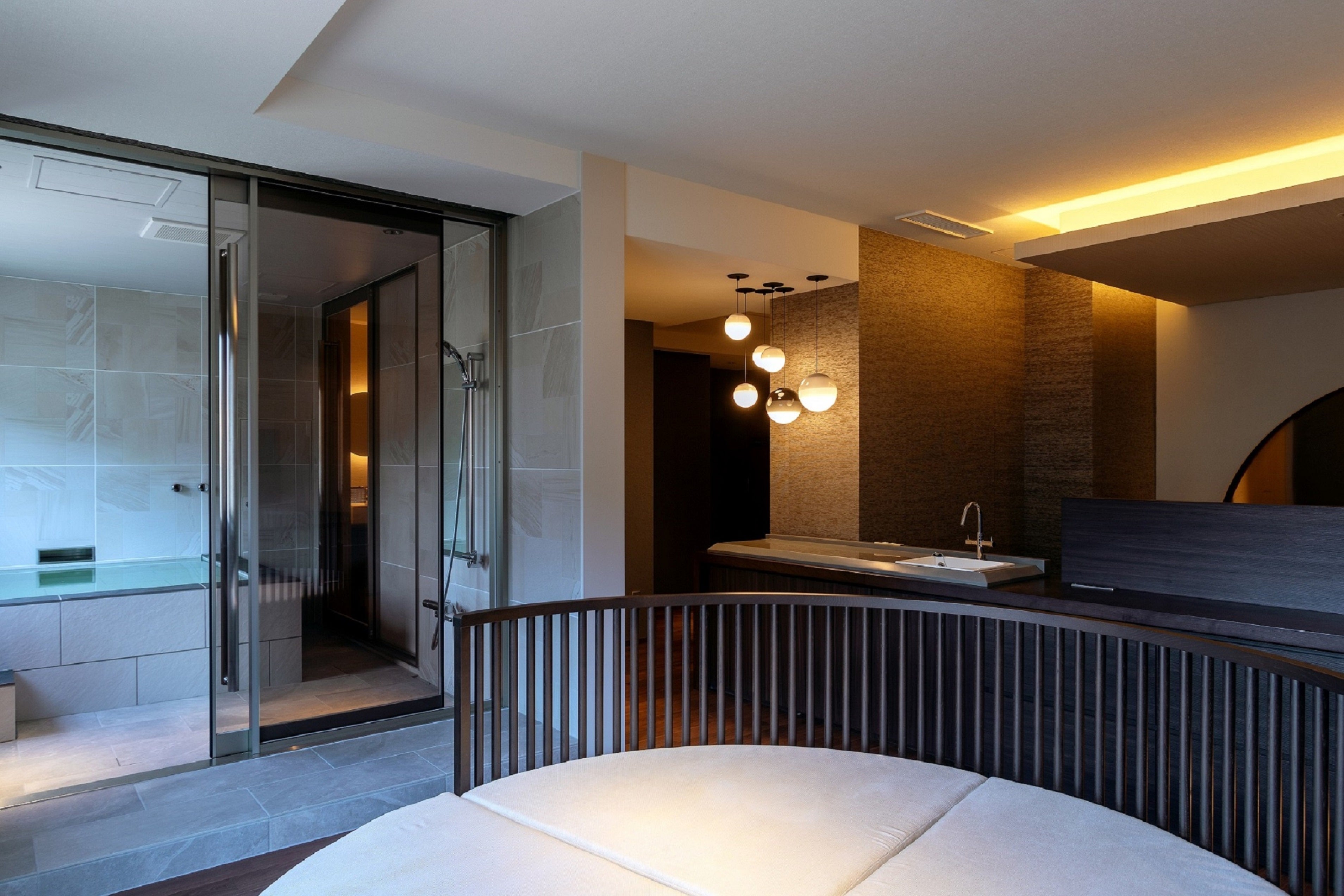 展望温泉付きのプレミアムルーム