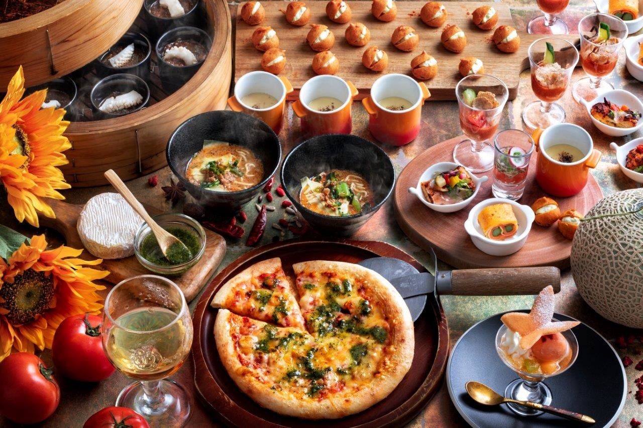 夏の恵み~地場のご馳走と絶景を味わう乃の風夏ブッフェ~