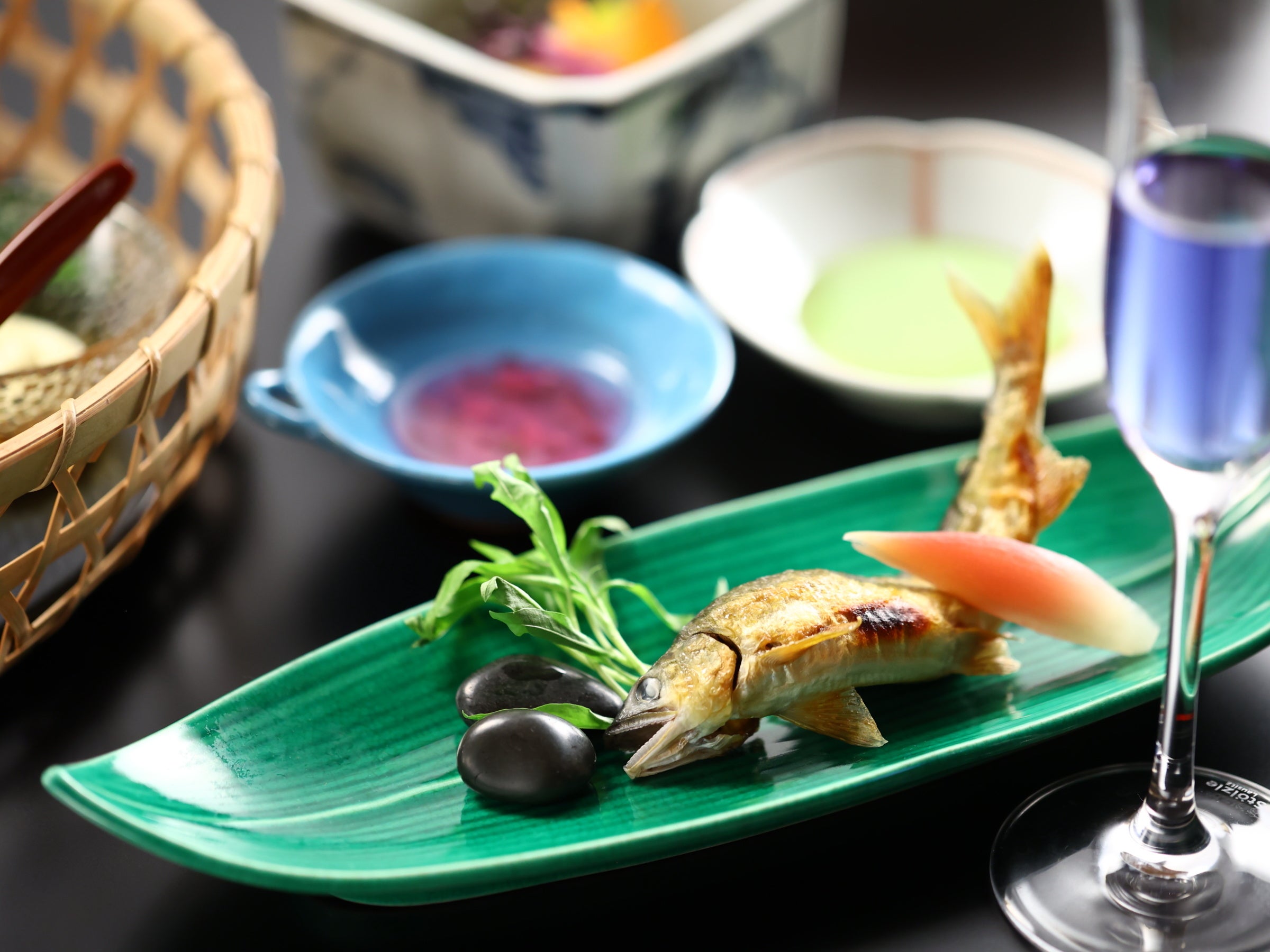 夏のお献立　焼物