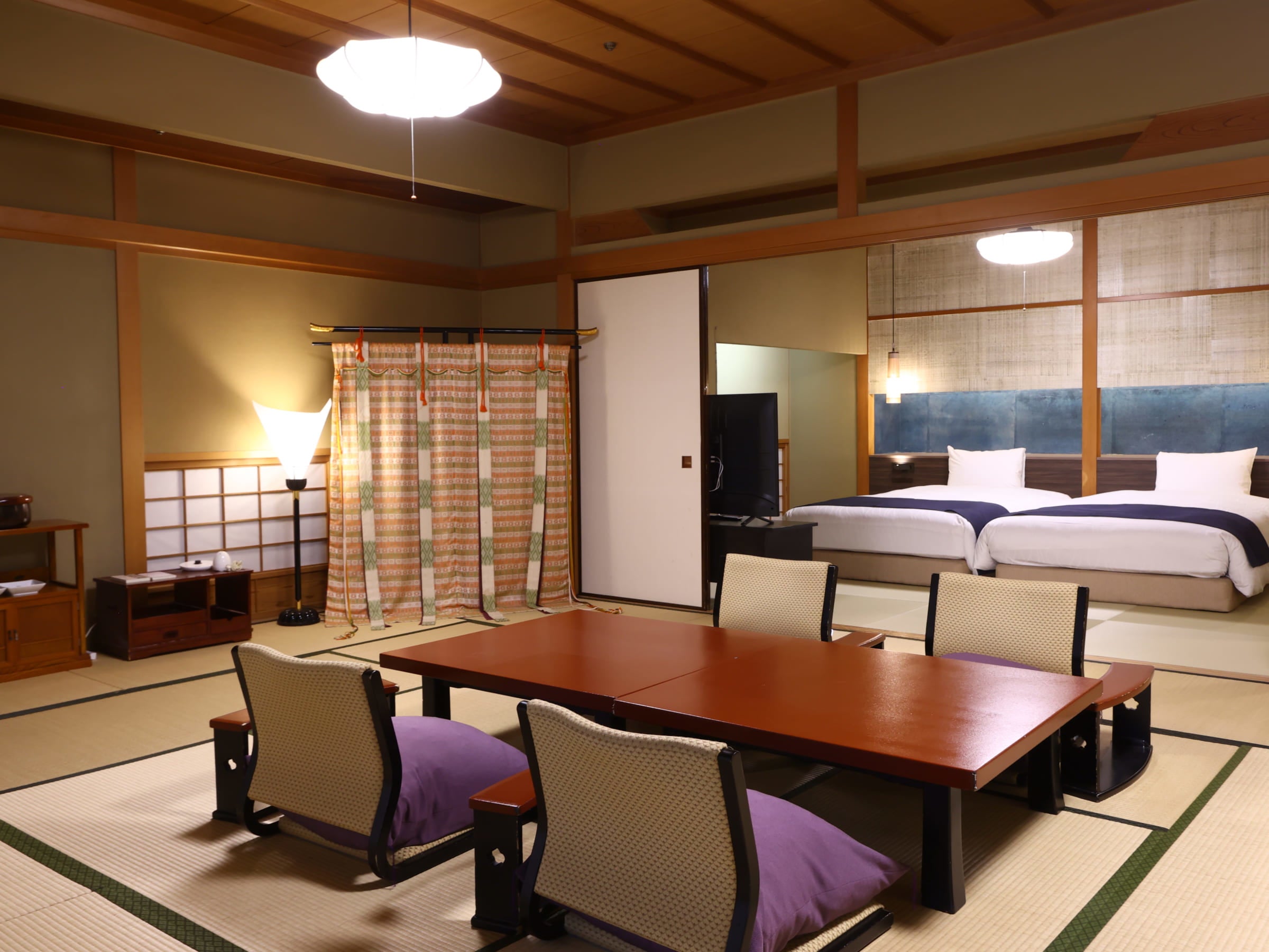 山翠楼 源氏別館 和室2間（17＋8畳）リニューアル後