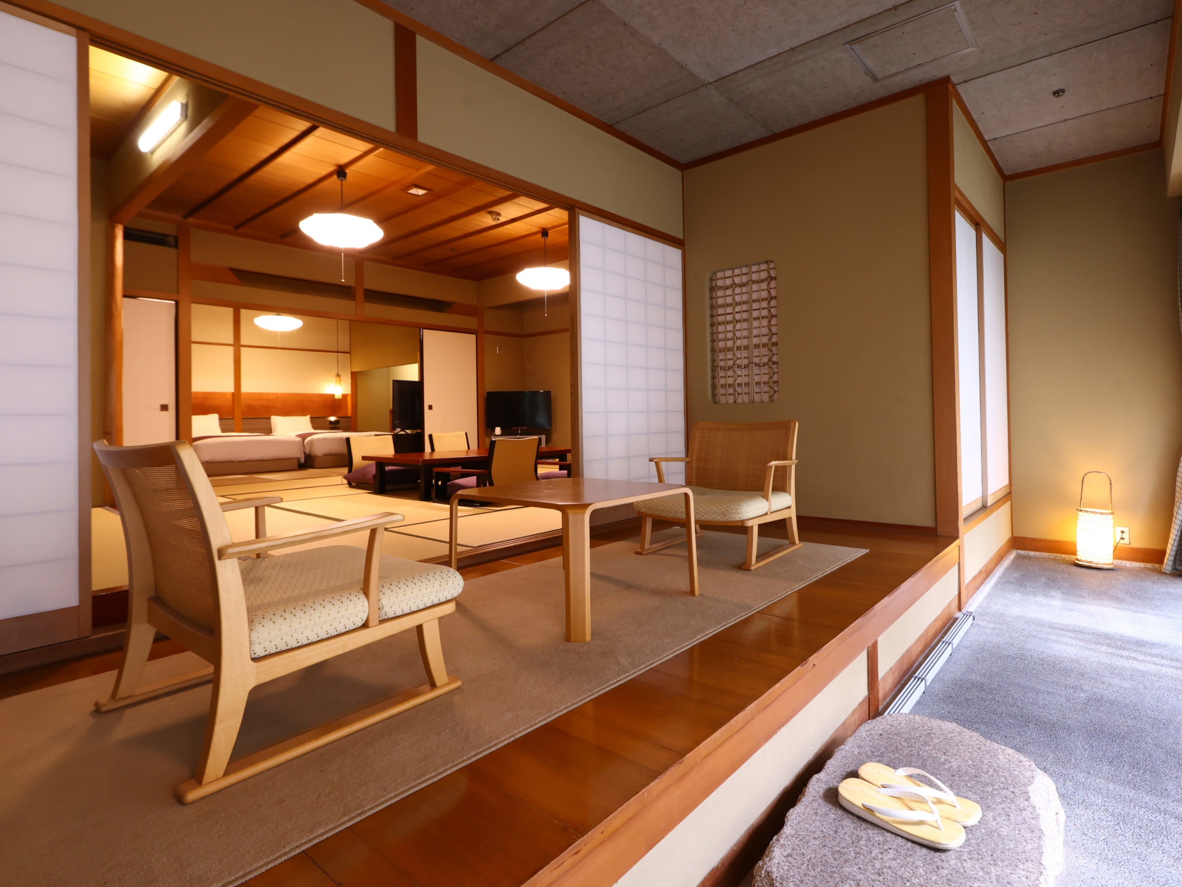 山翠楼 源氏別館 和室2間（17＋8畳）リニューアル後