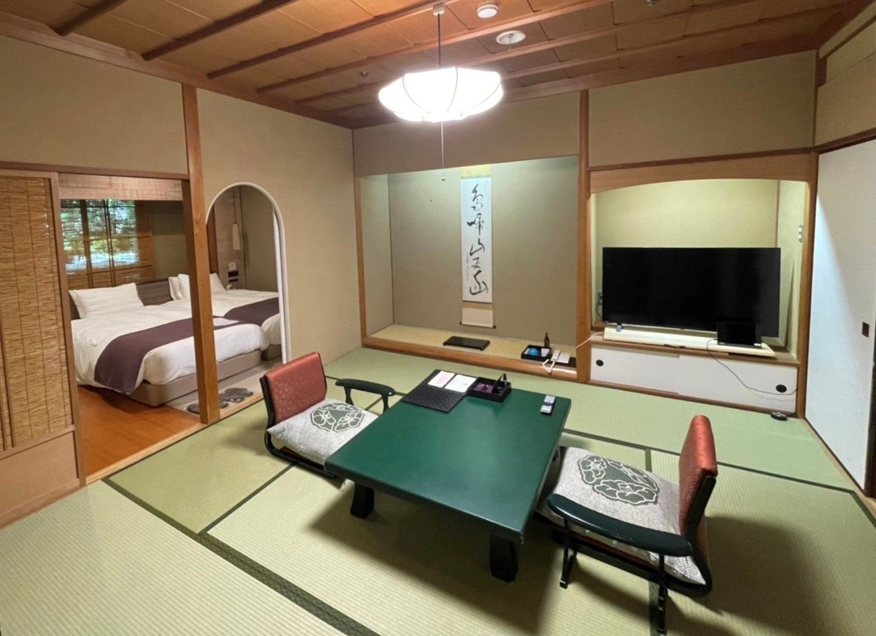 海石榴 本館 和室2間露天風呂付「都鳥（50㎡）」 リニューアル後