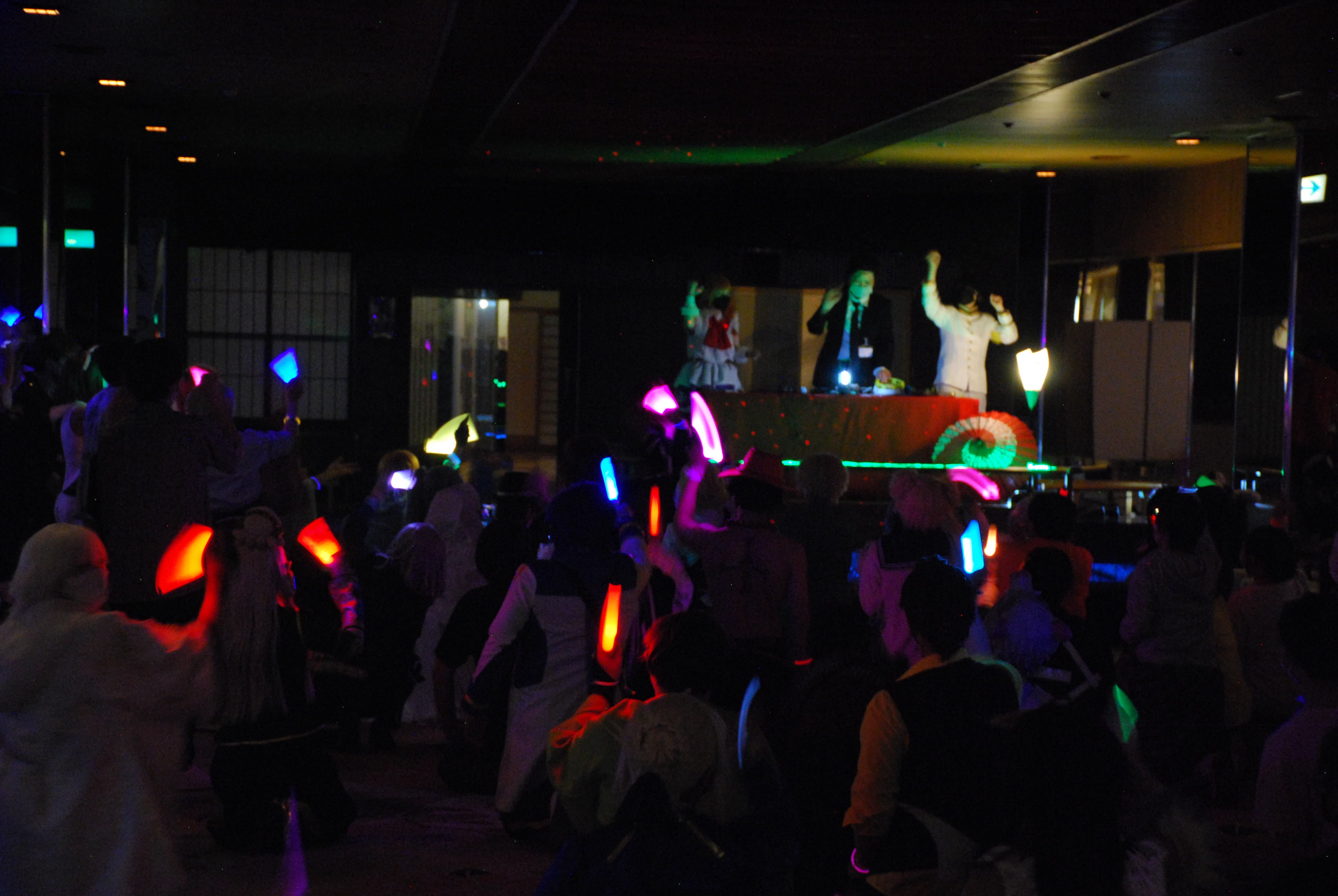 6月実施したアニソンディスコの様子　※10月は場所が変更になる可能性があります。