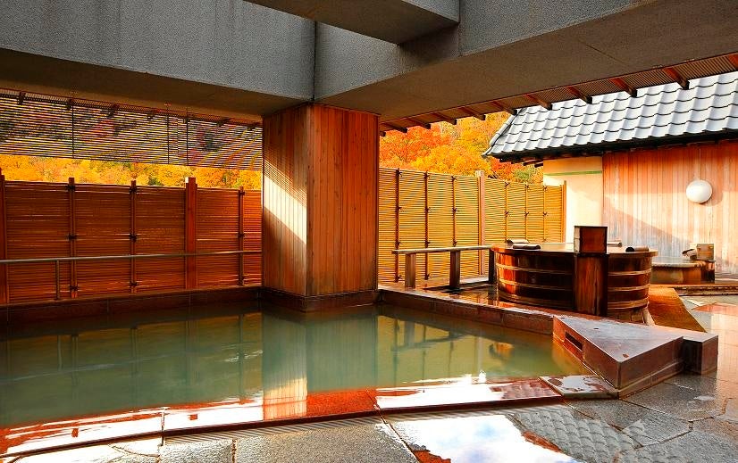 石水亭　露天風呂（登別）