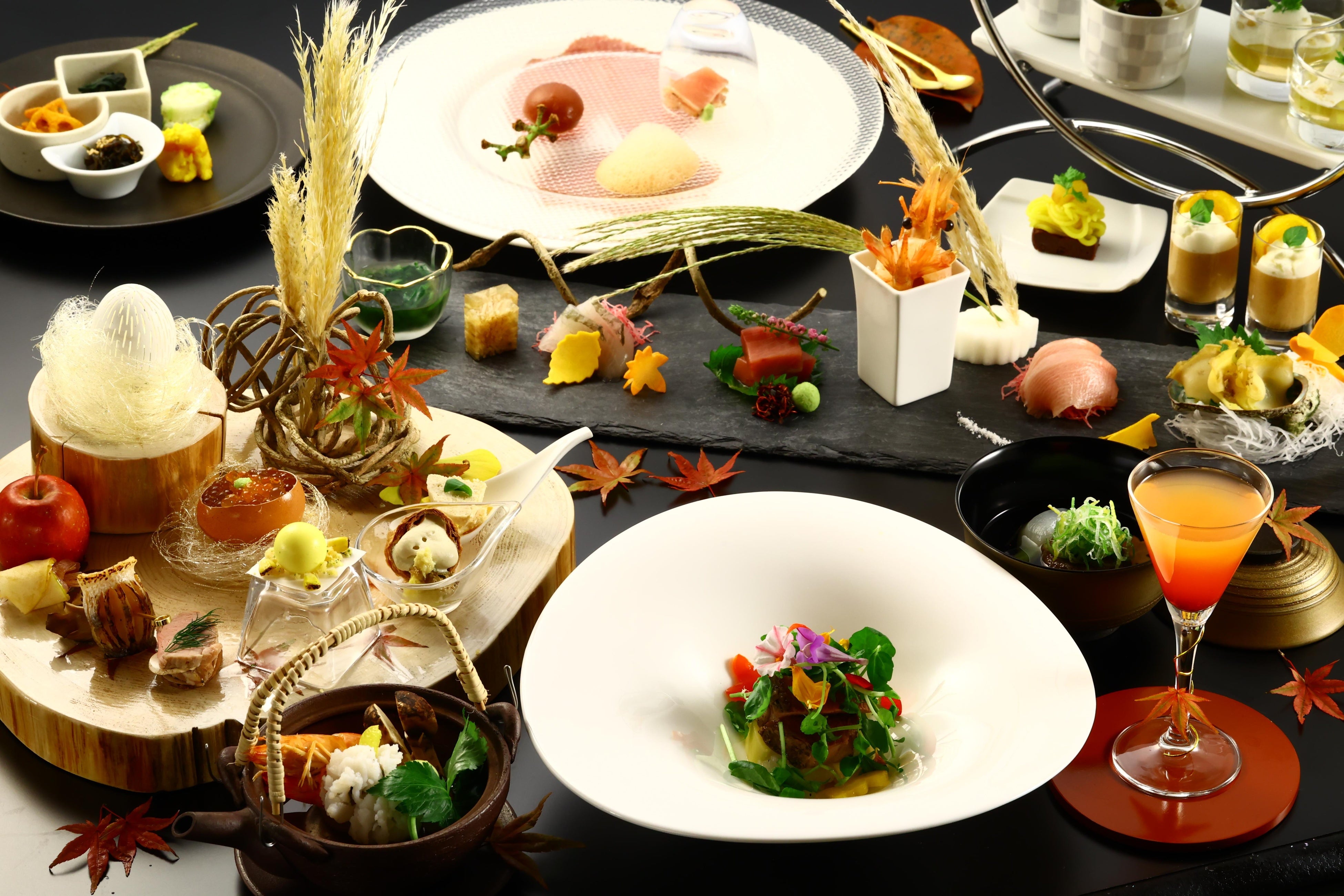 きたの風茶寮　お食事一例