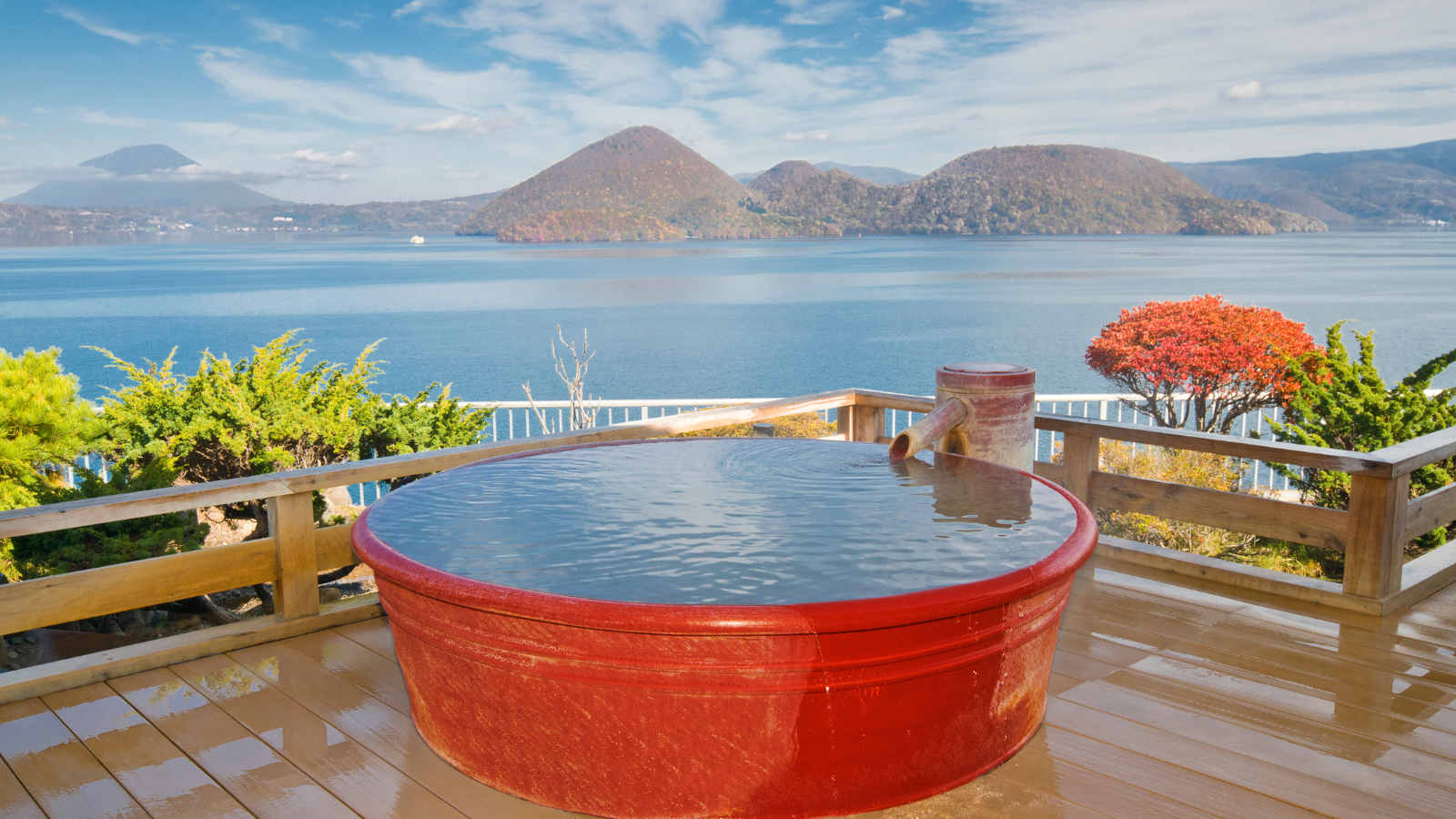 湖畔亭　露天風呂