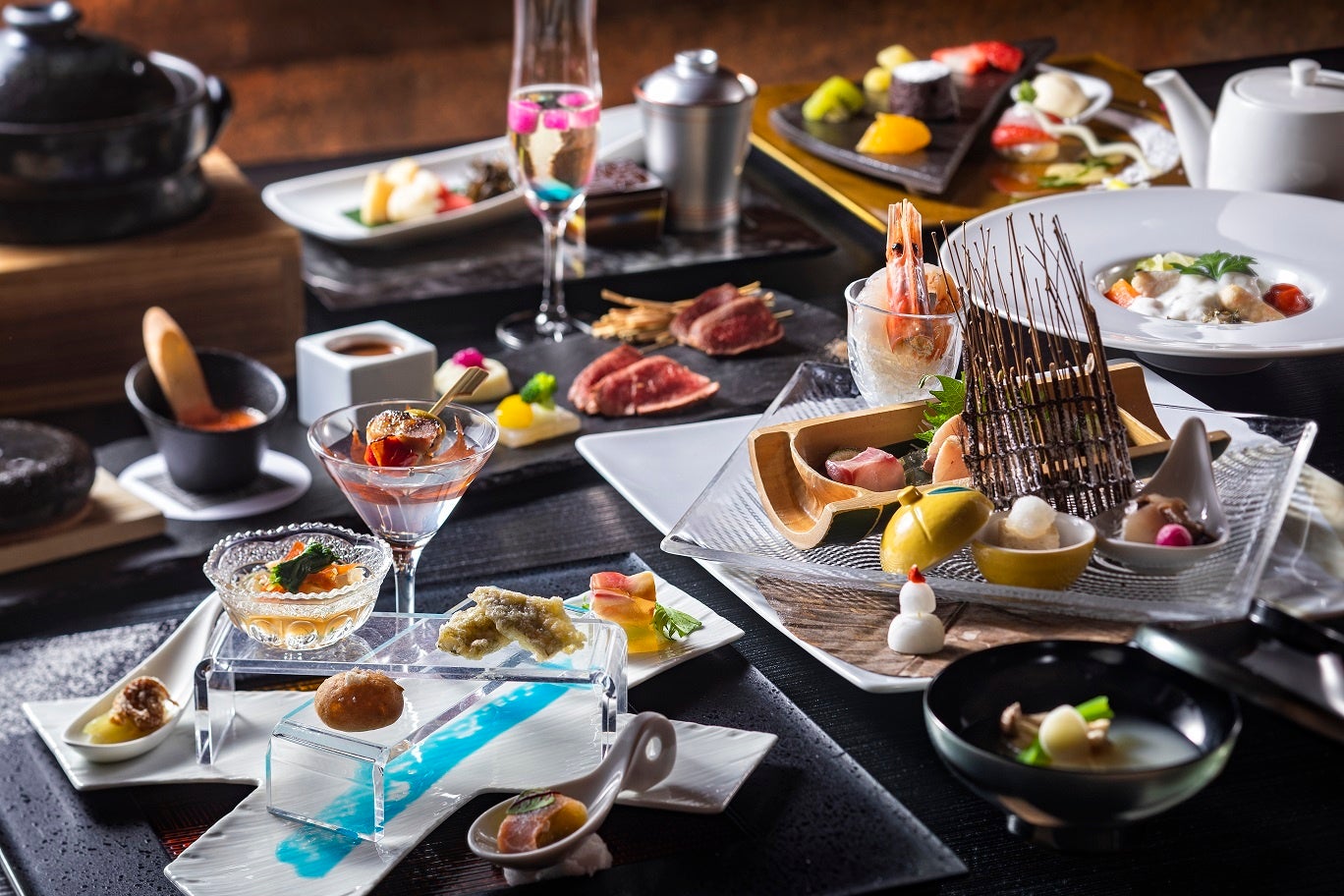 2022年冬の夕食イメージ（和洋会席）