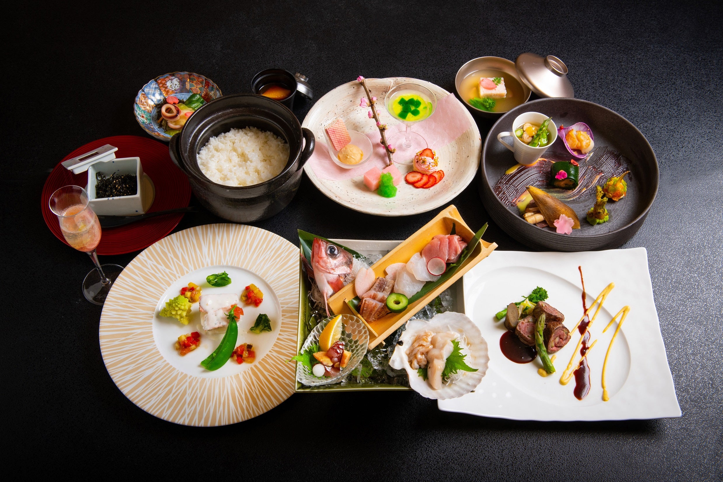 春の和モダン会席「函館・北海道 旬の自然の恵み」