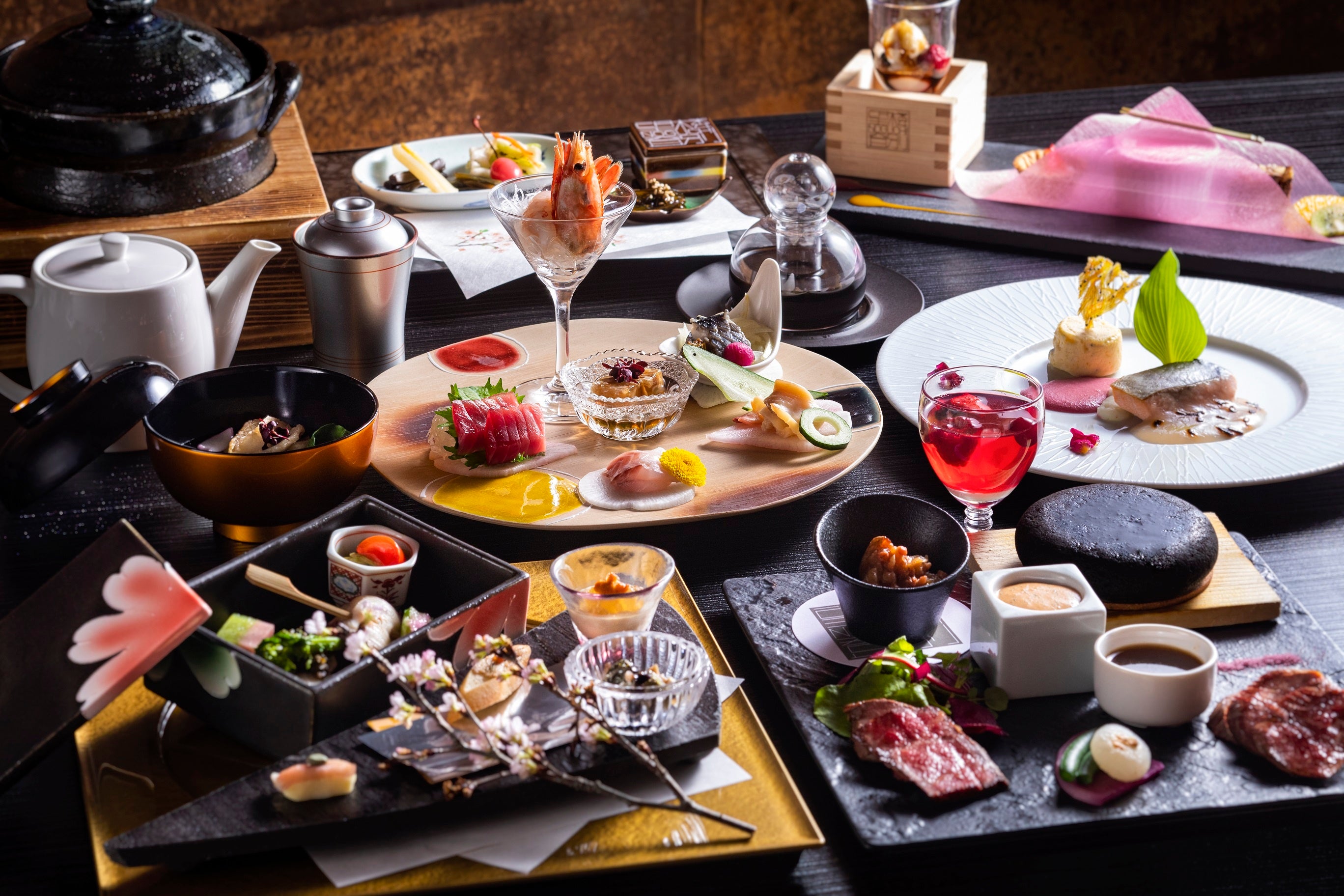 春の会席料理（イメージです）