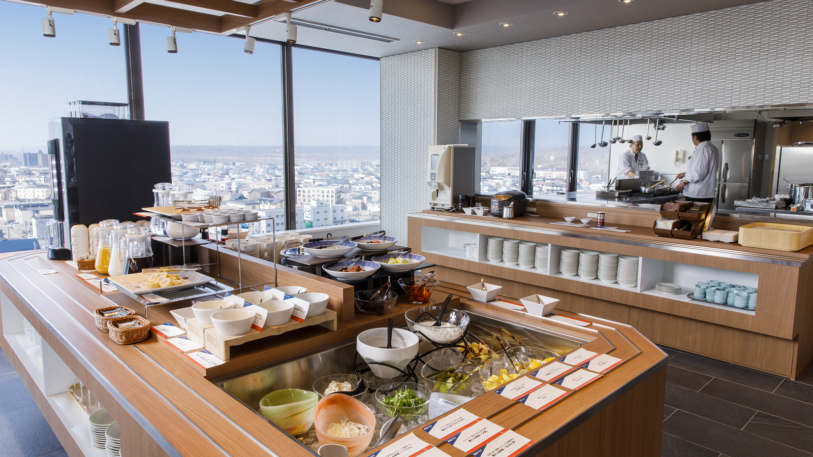 普段朝食会場として活躍しているレストランスペースです