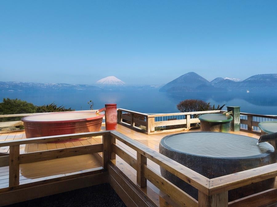 洞爺の絶景温泉日帰り入浴付も有