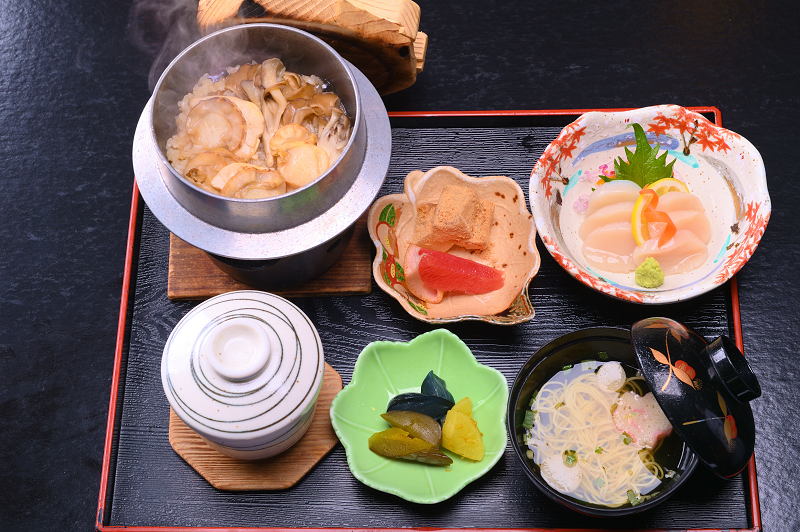 帆立釜めし膳