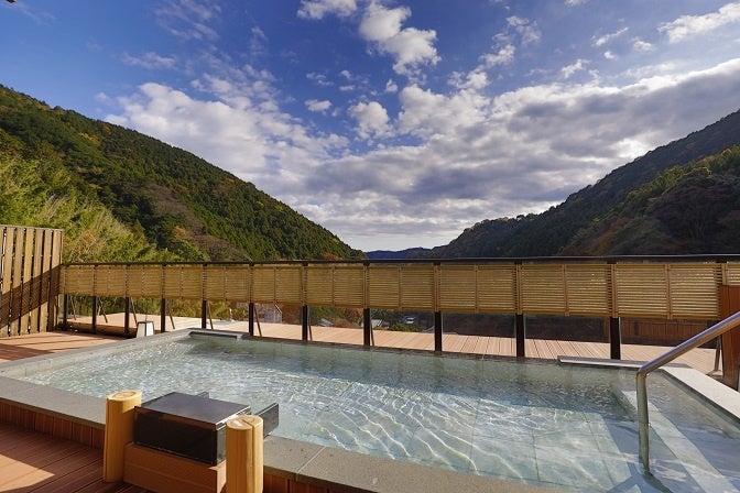 山翠楼 展望露天風呂「大空」