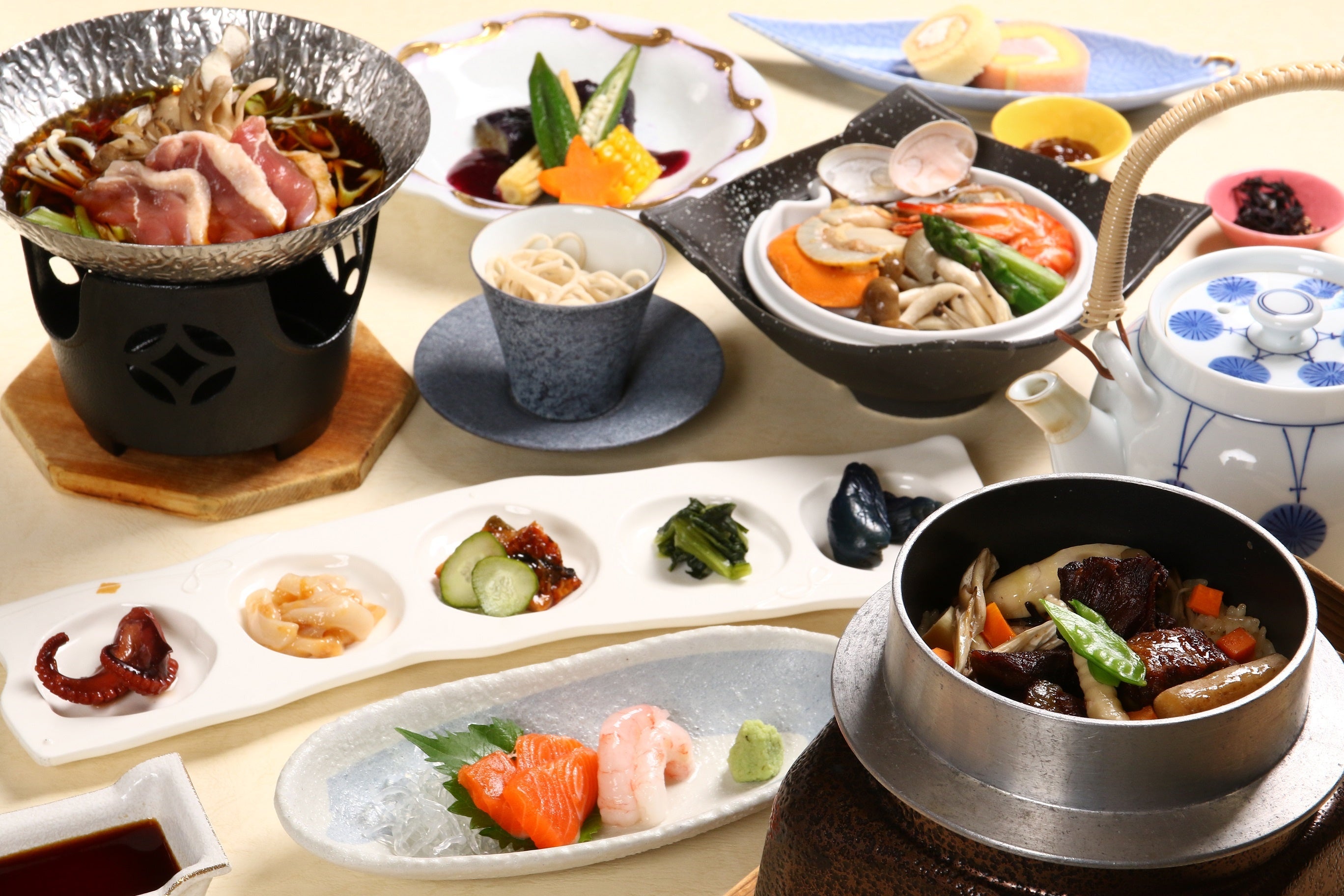 白老牛釜飯＆鴨鍋　イメージ