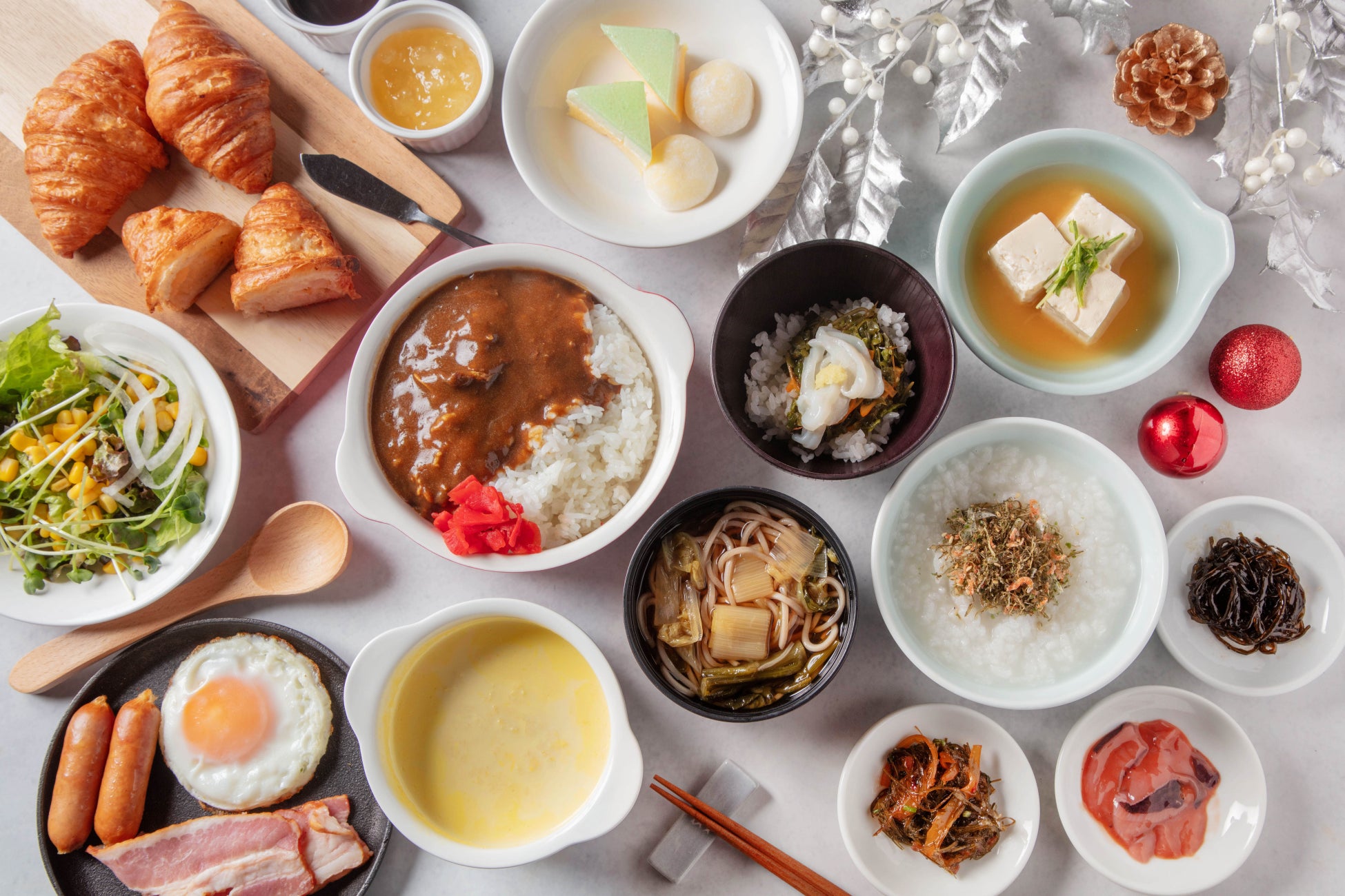 朝食メニュー一例