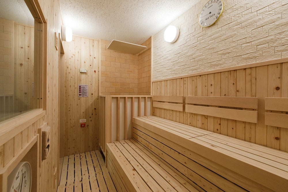 浴場にはサウナもあります♪