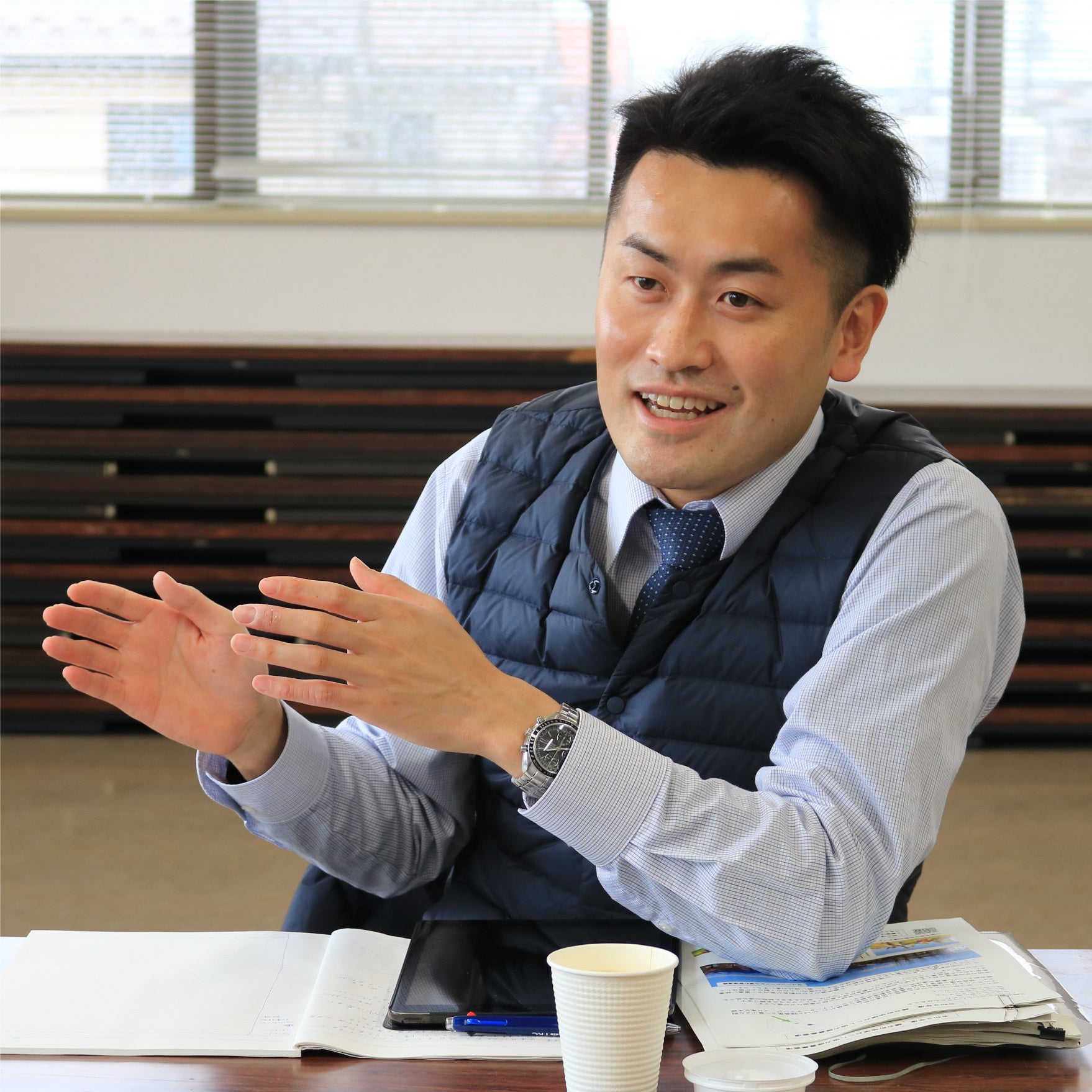 鏡石町役場総務課　石井秀樹さん