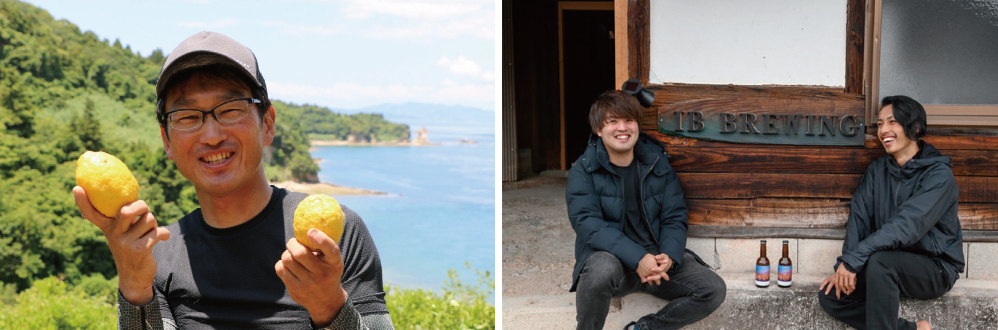 （左）エビス農園／（右）株式会社 Story Agent