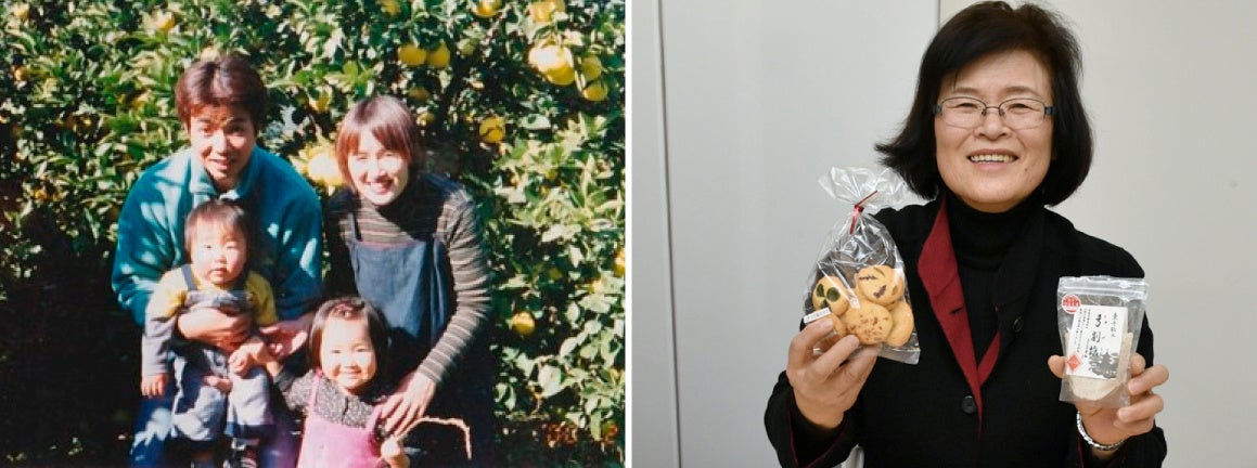 （左）株式会社吉田農園さん／（右）株式会社しまの会社さん