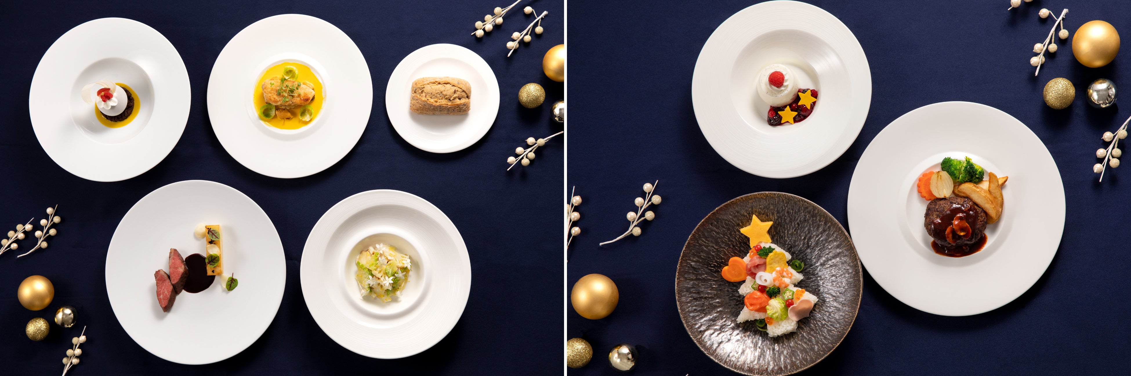 ※写真はイメージです（左：大人メニュー／右：お子様メニュー）