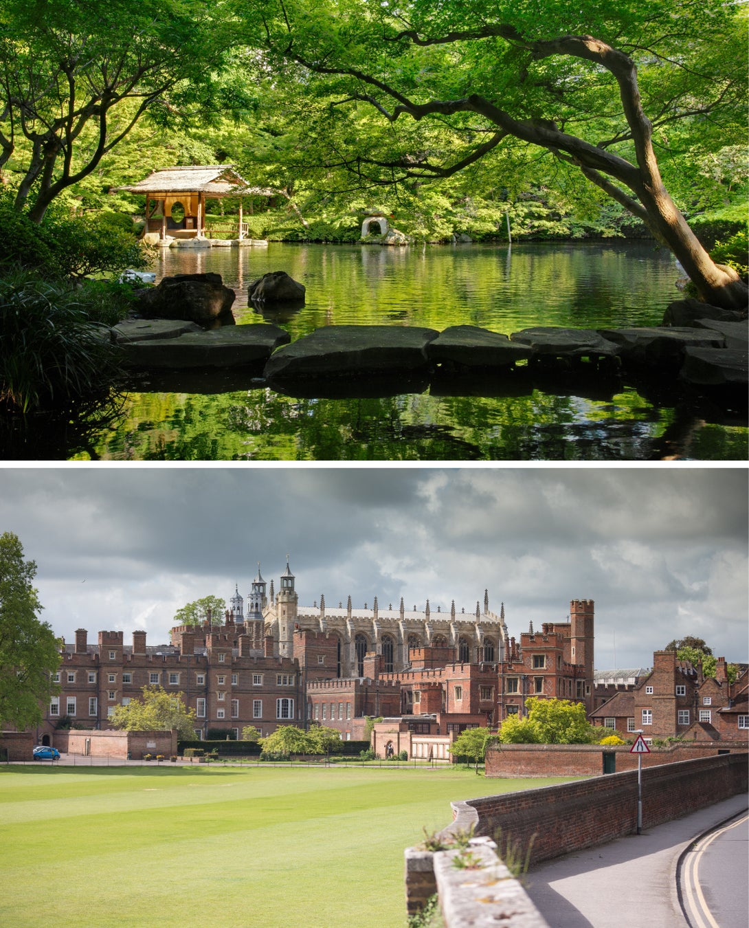 ※(上)八芳園/(下)イートン校