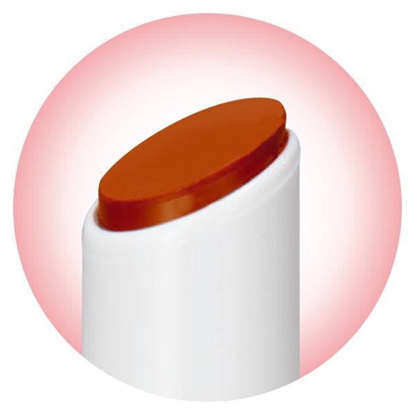 塗りやすい斜めカットの細みスリーブ