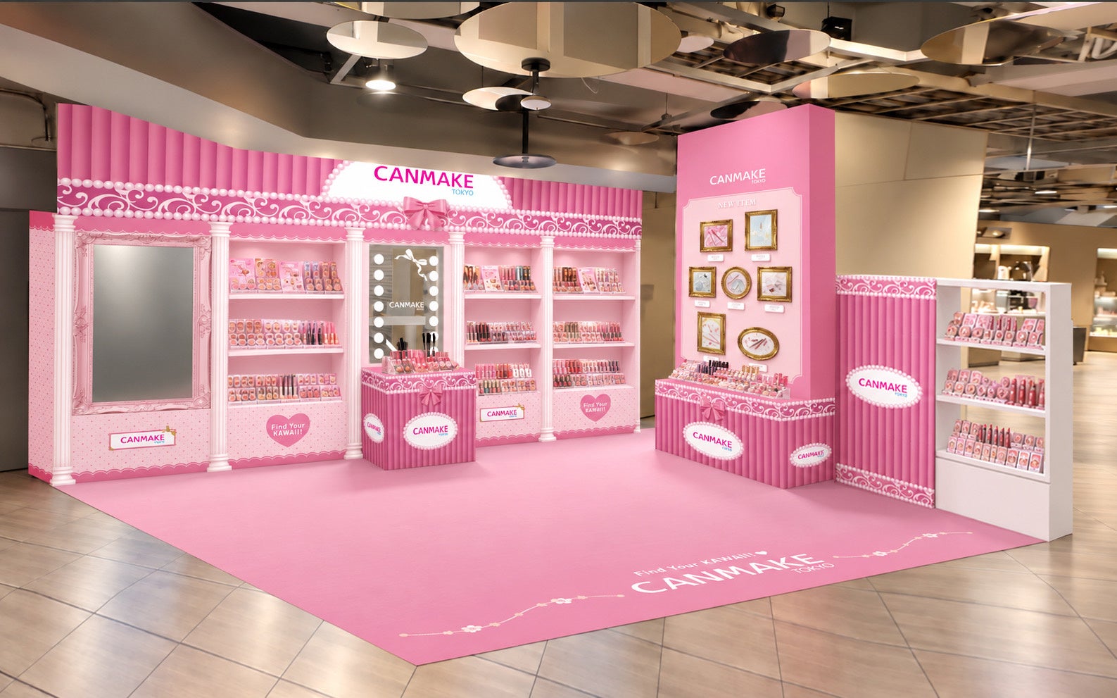 【キャンメイク】渋谷ロフトでまるで美術館のような体験型POPUP STORE