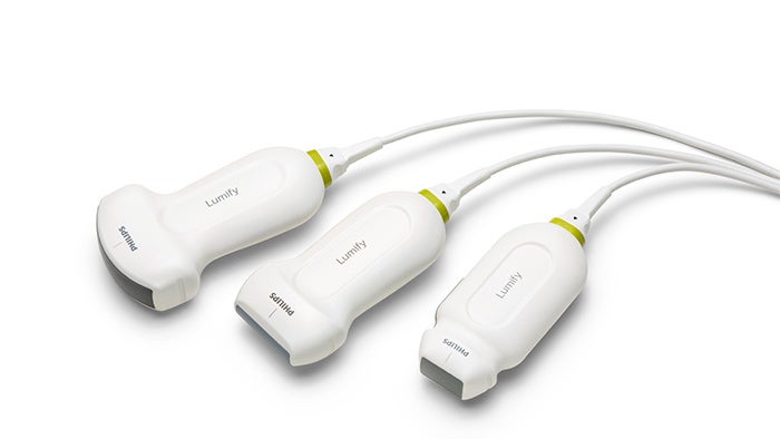 左からC5-2（コンベックス）、L12-4（リニア）、S4-1（セクタ）