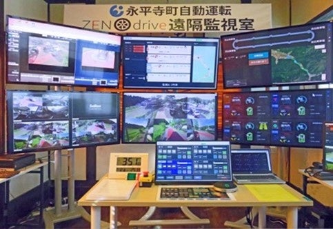 三菱電機ら、自動運転レベル4の無人運行サービス開始。遠隔監視システムで異常に迅速対応