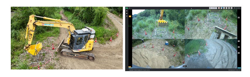 ソリトンの映像伝送システム、大成建設のSIP*1の実証実験にて市街地からダム現場までの超遠隔操縦に成功