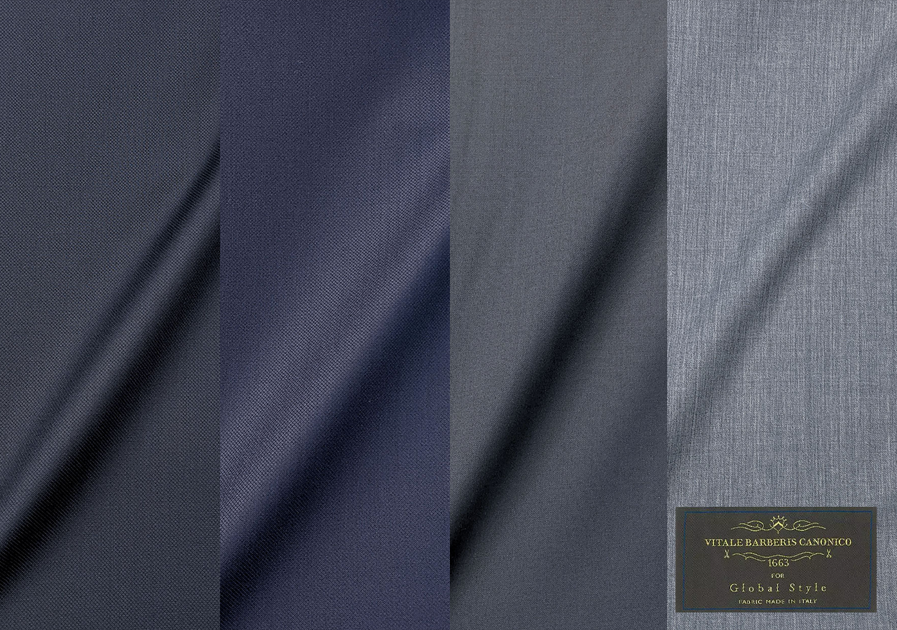 美品✨GINZA Global Style カノニコ　3ピースL 約40種類の新作生地】美しい艶＆発色！コスパに優れるスーツ生地