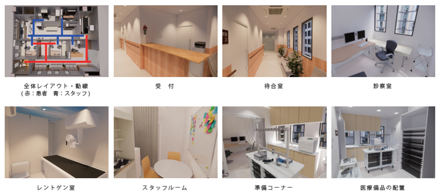 ■諸室ごとのイメージ（サンプルモデルから一部を抜粋）