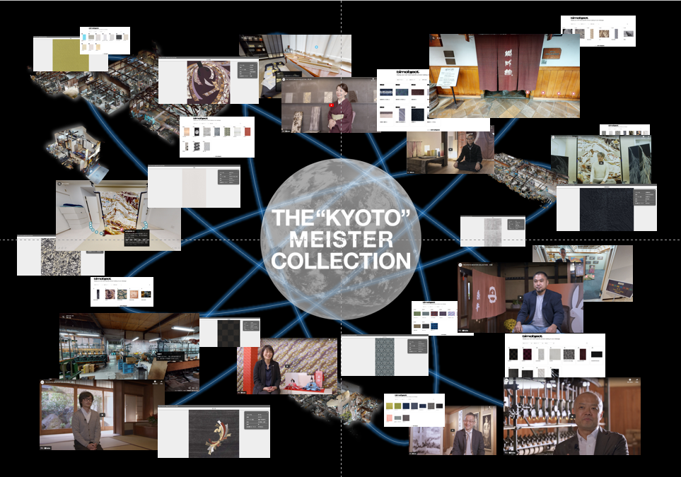 伝統工芸の建材・インテリア市場参入を支援。京都・伝統染織産業