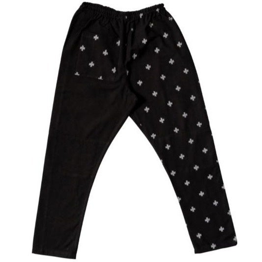 ■MONPE_Cross Pattern_black