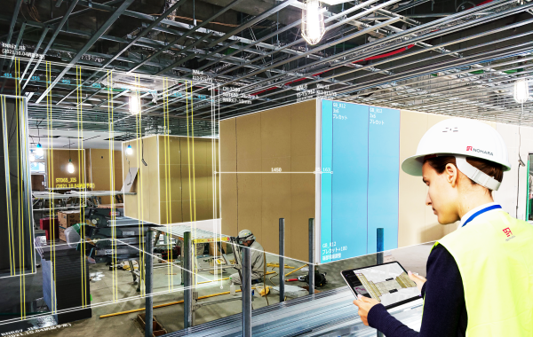 ■BuikdAppを使った内装工事へのBIM導入イメージ